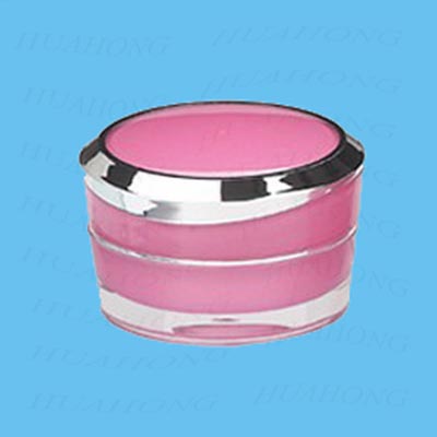tapered round acrylic jar
